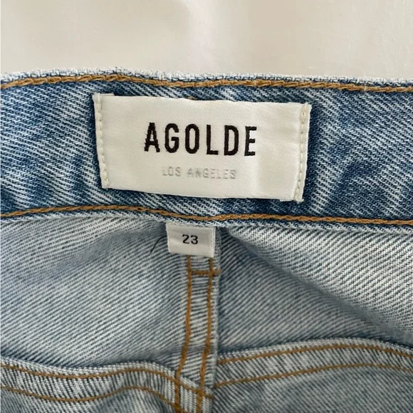 Agolde 90s Pinch Waist Jeans Size 23 - Picture 4 of 7
